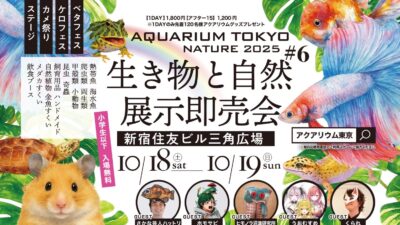 『AQUARIUM TOKYO NATURE 2025』に出展いたします！