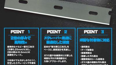 新商品「替刃 タフ三枚刃」発売のお知らせ